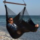 CARIBBEAN HAMMOCK CHAIR JUMBO (Black) - from Hammocks of Americas