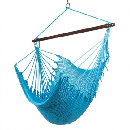 CARIBBEAN HAMMOCK CHAIR JUMBO (Light-Blue) - from Hammocks of Americas