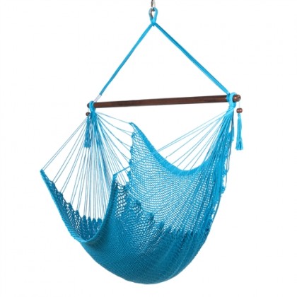CARIBBEAN HAMMOCK CHAIR LARGE (Light Blue) - from Hammocks of Americas