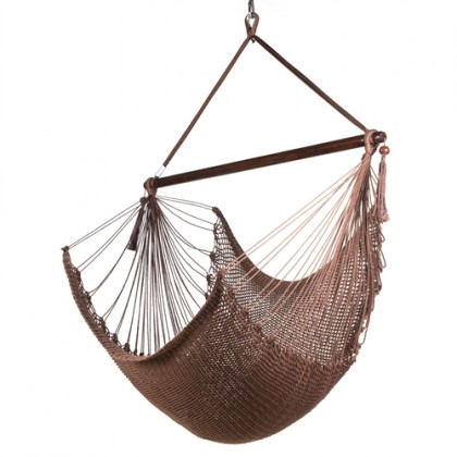 CARIBBEAN HAMMOCK CHAIR LARGE (Mocha) - from Hammocks of Americas