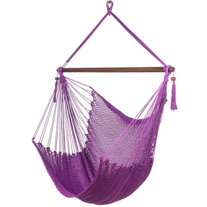 CARIBBEAN HAMMOCK CHAIR LARGE (Purple) - from Hammocks of Americas