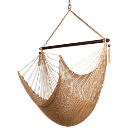 CARIBBEAN HAMMOCK CHAIR LARGE (Tan) - from Hammocks of Americas