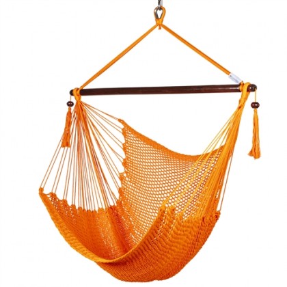 CARIBBEAN HAMMOCK CHAIR REGULAR (Orange) - from Hammocks of Americas