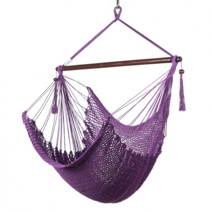 CARIBBEAN HAMMOCK CHAIR REGULAR (Purple) - from Hammocks of Americas