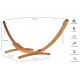 Caribbean Hammock Stand Cypress Wood Arc (STAINED) - from Hammocks of Americas