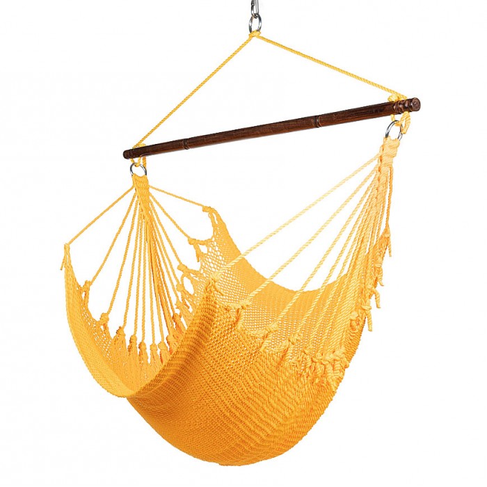 CARIBBEAN HAMMOCK CHAIR JUMBO (Yellow) from Hammocks of Americas