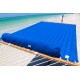 Olefin Kingsize Quilted Hammock with Matching Pillow (Light-Blue)