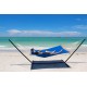 Olefin Kingsize Quilted Hammock with Matching Pillow (Light-Blue)